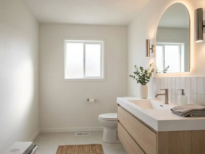 Salle d'eau après rénovation