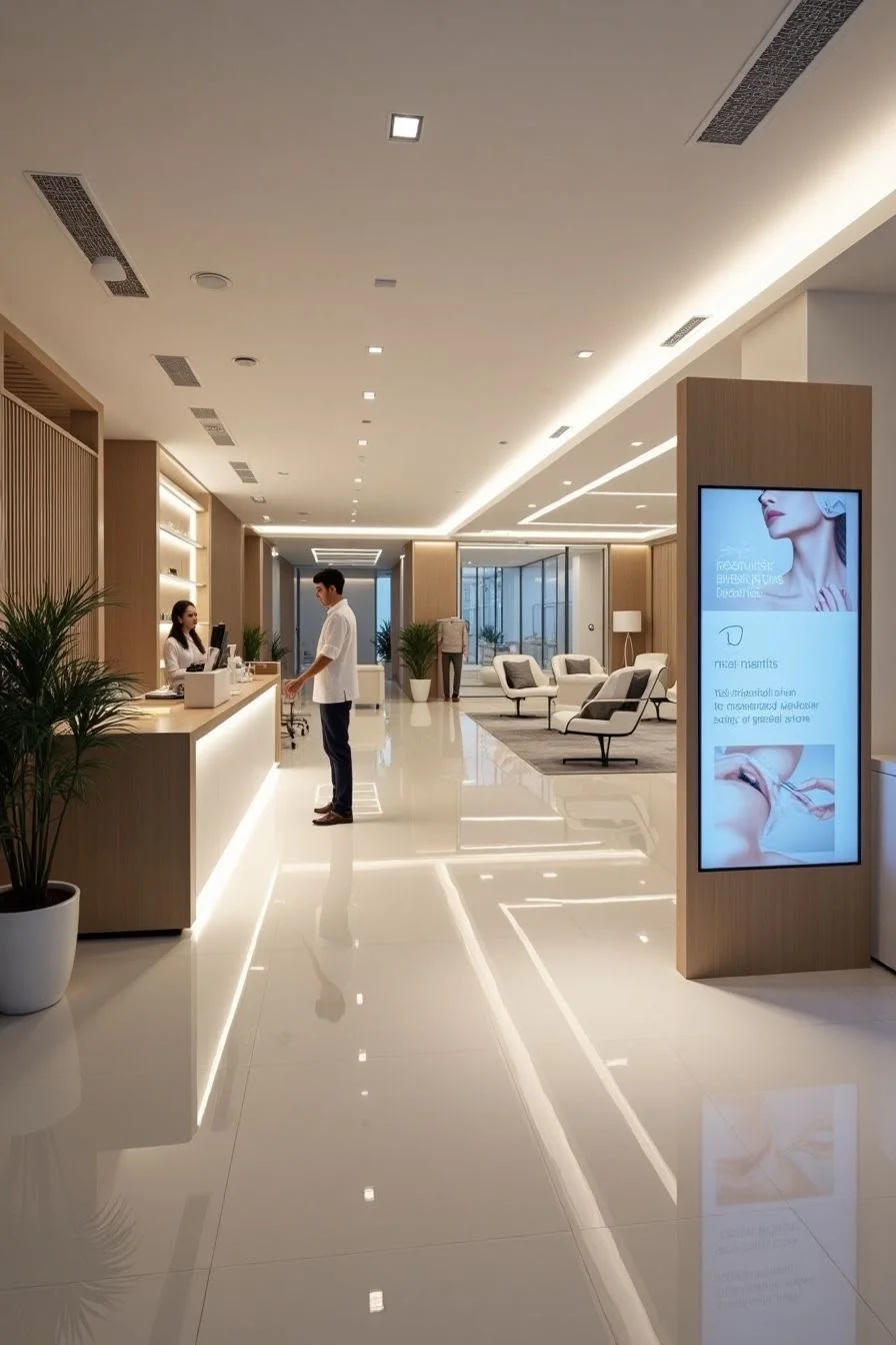 Accueil clinique rénové
